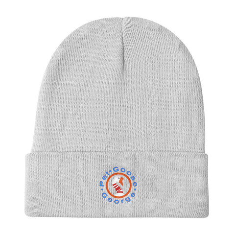 Pet Goose George Logo – Embroidered Beanie