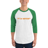 You Betcha – 3/4 sleeve unisex raglan shirt
