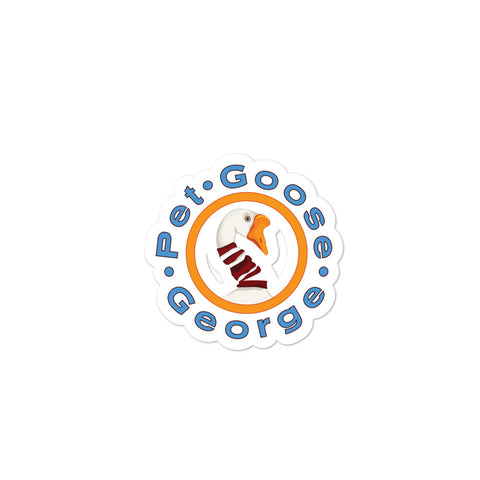 Pet Goose George Logo – Bubble-free stickers