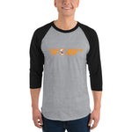 Honk – Unisex 3/4 sleeve raglan shirt